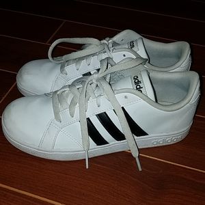White Adidas sneakers